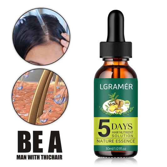 Hair Growth Essence Oil Ginger Hair Growth Oil anti Hair Loss Prevent Baldness Treatment Fast Nourish Scalp Hair Care
